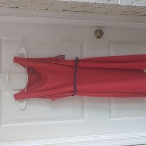 Merona Knee Length Red Dress NWT